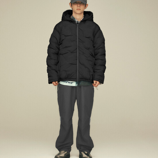 씬 Trecking Zip Trousers (Charcoal)