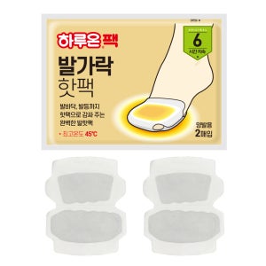 하루온팩 붙이는 발가락 핫팩 30개(2매X15개)