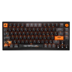 커세어 무선 기계식 키보드 K65 RGB PLUS 콜오브듀티 블랙옵스6 에디션 텐키리스 블랙