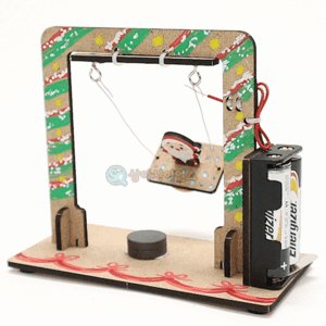 SA DIY 크리스마스 전자석 그네(1인용 포장)