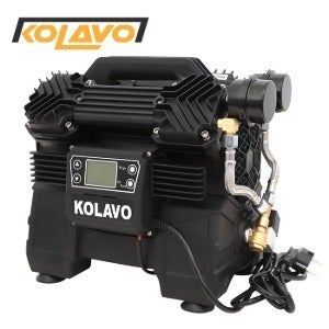 콜라보 콤프레샤 유선타입 KOLAVO DC990S 4HP 4마력 저소음 오일리스 타입 탱크1리터 내장형 콤프월드