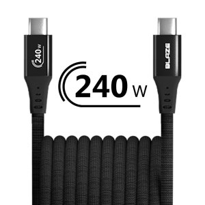 블레이즈 C to C 케이블 마그네틱 240W 맥북 노트북 초고속 충전케이블 50cm