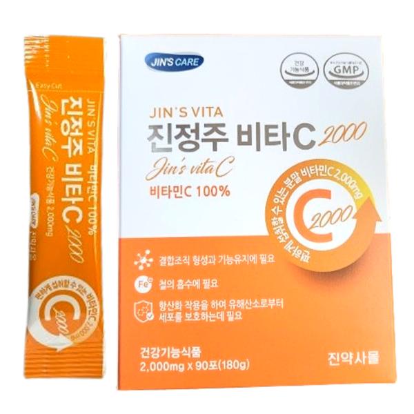 <b>진약사몰</b> 비타C2000 진정주 비타민C2000 180일분