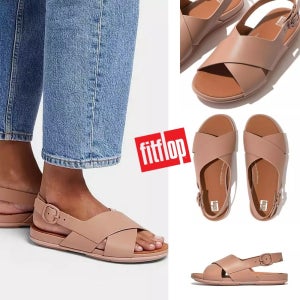 핏플랍 그라시에 레더 여성 크로스 백 스트랩 샌들 그레이시 베이지 Leather Crisscross Sandals beige