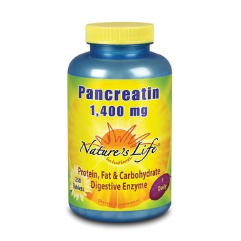 <b>네이쳐스 라이프</b> 판크레아틴 1400 mg 250 타블렛