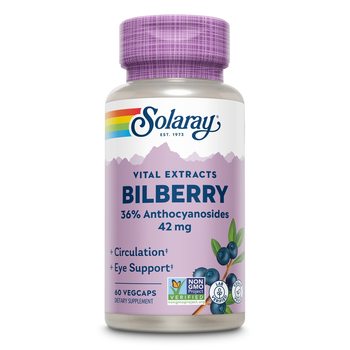 솔라레이 빌베리 베리 추출물 42mg 60 식물성캡슐
