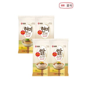 [샘표]  샘표 쌀소면 현미쌀소면 800g 4개 골라담기