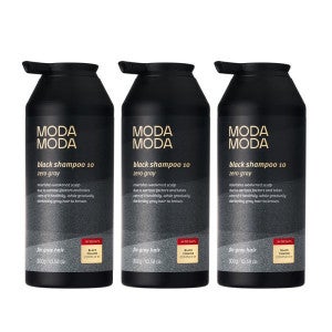 모다모다 모다모다 제로그레이 블랙샴푸 300g 3개 3세대 염색샴푸