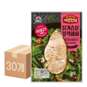 사조안심 대림 사조안심 닭가슴살 블랙페퍼 100g 30개