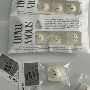 크리스마스캔들 꼬마눈사람 티라이트 4p세트  ⛄️, 디디디아이