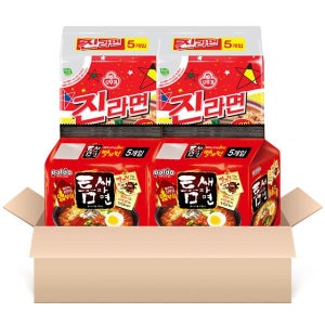 오뚜기 팔도 진새라면세트 총 20봉 (진매10+틈새빨계10) / 봉지라면