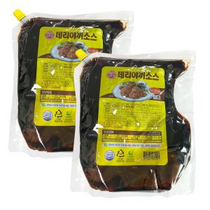오뚜기 데리야끼소스 2kg (스파우트팩) 2개 /오뚜기