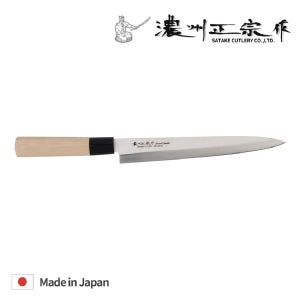 [사타케] 노슈 마사무네 천연목 사시미칼