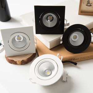 포커스 LED 3인치 MR COB 사각/원형 다운라이트 7W