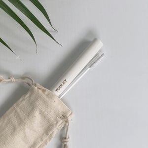 친환경 도자기빨대 TOOLEY STRAW 화이트골드버블, TOOLEY 툴리