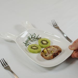 2702/토끼 도자 세라믹 접시, TOOLEY 툴리