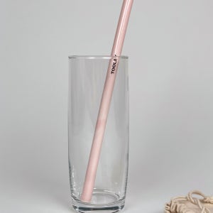 다회용 도자기 빨대 TOOLEY STRAW 코튼핑크, TOOLEY 툴리