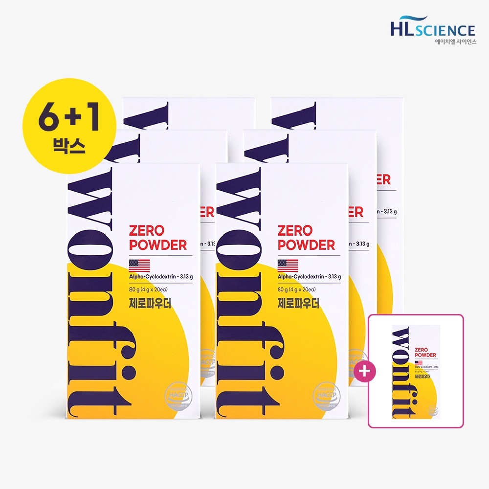 원핏 제로파우더 알파CD 알파시클로덱스트린 6박스