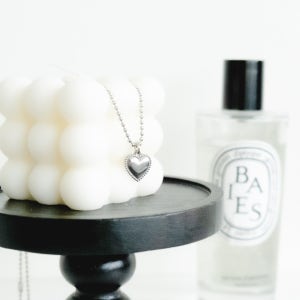 [화이트데이선물] 미니 하트목걸이 써지컬스틸, 멜리플루오 주얼리