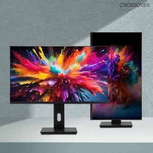 크로스오버 277FM100 블랙 68cm IPS 100Hz 게이밍 피봇 세로 컴퓨터 모니터 무결점