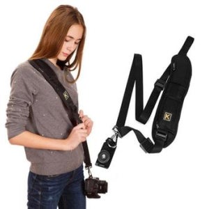 숄더 출사용 릴리스 카메라 스트랩 DSLR 유튜브 동영상 촬영 블랙