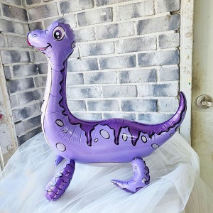 행복한 플레시오사우루스 풍선 / 4D 입체 공룡 풍선 1000일 두돌 세돌 어린이 생일파티 용품