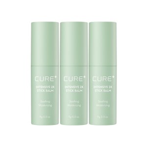 [김정문알로에] 큐어 2X크림 수분 스틱밤 3개 set_555