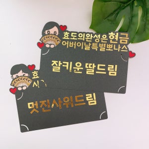 새해 설날 돈부채 선물 센스있는 용돈토퍼, 프리티토퍼