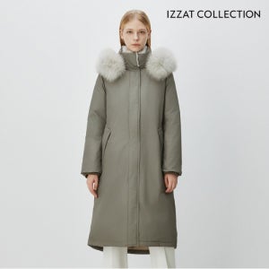 아이잗컬렉션 (아이잗컬렉션) 폭스퍼 후드 사파리 구스다운 점퍼 CPBA2PD711