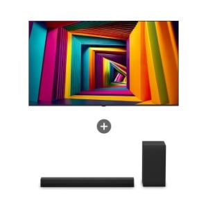 LG 울트라 HD TV (벽걸이형)  + LG 사운드바 75UT9300BWAS40T