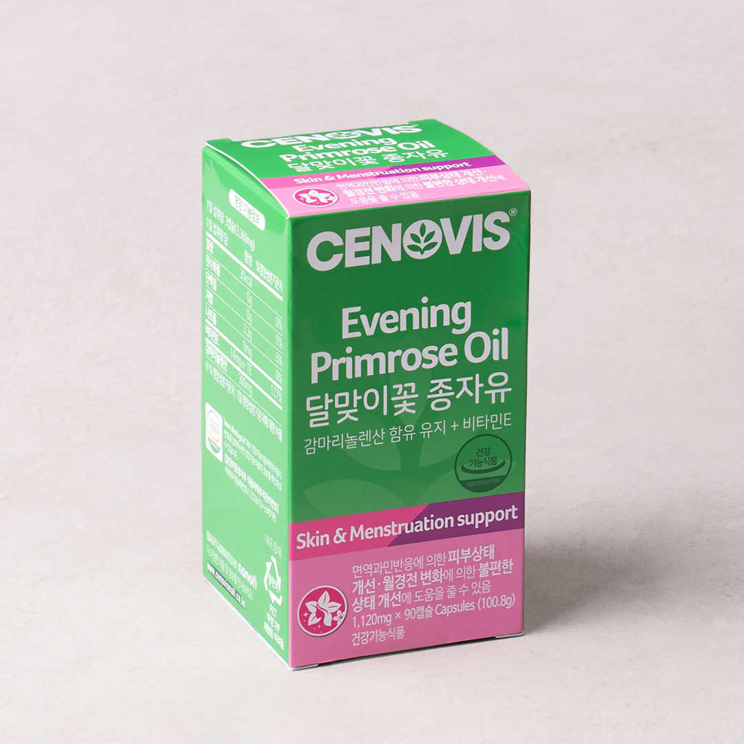 세노비스 <b>달맞이꽃 종자유</b> 1120mg x 90캡슐
