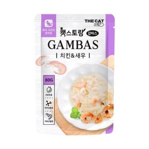 더독 더캣 외식시리즈 캣스토랑 80g 4종택1