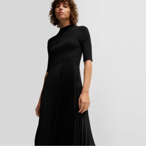 [보스] 여성 울 블렌드 플리세 드레스 50523753_001