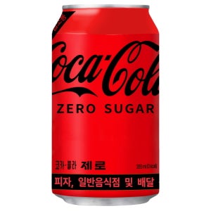 코카콜라 제로 업소용 355ml (24캔) 바코드없음