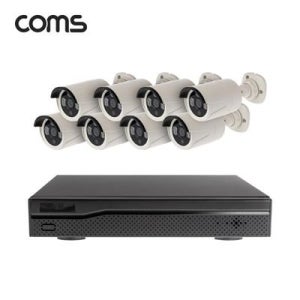 풀세트 8채널 NVR CCTV IP 카메라 녹화기 PoE  500만