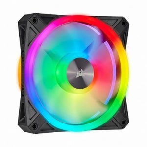 RGB LED 시스템쿨러 140MM 공랭 2팩 블랙 팬허브