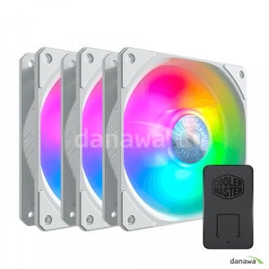 쿨러마스터 SICKLEFLOW 120 ARGB WHITE EDITION (3팩)