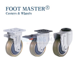 [로그인시 특가확인] 지덕산업 캐스타 풋마스터 GDC-100-F 경하중 캐스타 일자취부형