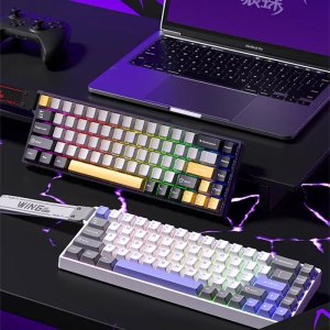 독거미 AULA WiN 68HE MAX 맥스 유선 기계식 래피드트리거 게이밍 키보드 8KHz 수익률 블랙엘로우 영춘 자석축 마그네틱축 RT