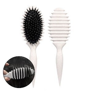 루시피 웨이브 컬링 멀티 드라이 헤어브러쉬 화이트