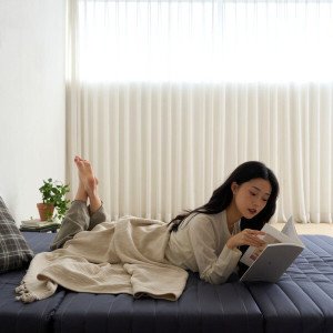 3단 접이식 매트리스 6cm 10cm 14cm 원룸 바닥 단단한 수면매트 자취 접는 침대 라텍스 토퍼