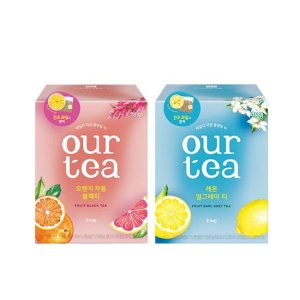 쟈뎅 아워티 오렌지자몽 블랙티+얼그레이티 8P