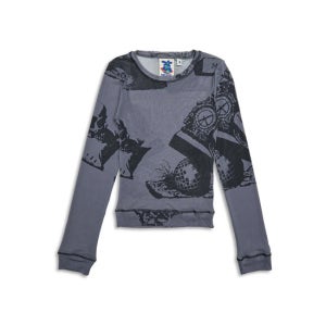 [데우스 엑스 마키나][DEUS EX MACHINA][데우스] 5-7-6 MESH LS TOP 메쉬 롱 슬리브 탑 - BOULEVARD(ZITBW24013IVX)