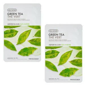 (현대Hmall) [1+1] 더페이스샵 갈아만든 녹차 마스크시트 20g