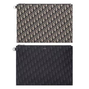 디올 24FW 클러치 파우치 남성용 A5 pouch BLACK리뉴얼 2ESCA490YSEH03E 2ESCA490YSEH03E