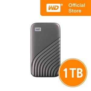 웨스턴디지털 WD My Passport SSD 1TB 그레이 포터블 외장SSD USB 3.2 Gen2 NVMe기반