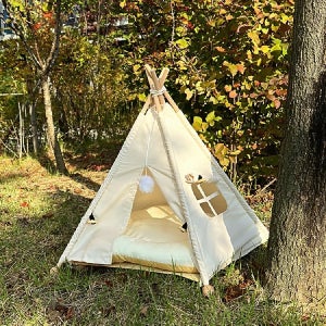 마레앤코 반려견 반려묘 인디언텐트 실내용 2종 애견텐트