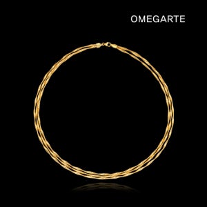 오메가아르떼 [OMEGARTE]18K 이태리 골드웨이브 목걸이(3줄)