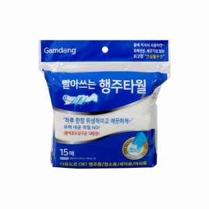 ISSA 감동 빨아쓰는 행주타월 15매 (HJJ-WD4FC0E)
