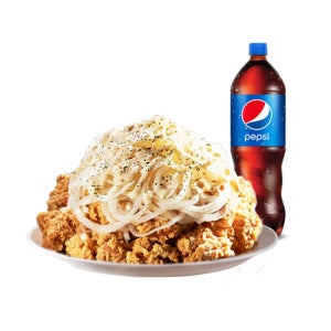 충만치킨 스노우어니언(뼈 또는 순살)+콜라1.25L